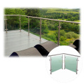 Outdoor balcony railing glass balustrade fittings prices handrail